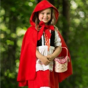 Little red riding hood costume, size 6